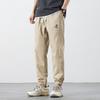 Novedad Primavera 2025 Pantalones Casuales para Piernas Hombres Ajuste Delgado Cortos Seda de Hielo Finos Estampados Cintura con Cordones Pantalones Harem