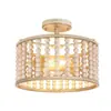 Luminária de Teto Estilo Americano Quarto Doméstico Simples Criativa Redonda Contas de Madeira Sólida Estilo Boêmio Lâmpadas Amazon