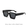 Gafas de Sol Gruesas Clásicas Tipo Caja para Hombre Conducción Resistentes a UV Sentido Avanzado Montura Completa Gafas Sesión de Fotos Callejera Gafas Versátiles
