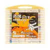 Caneta Marcadora Acrílica à Base de Água para Crianças e Estudantes Pintura Aquarela Especial DIY Secagem Rápida Caneta Aquarela Pincel de Pintura Opaco
