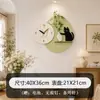 2026 Novo Relógio Criativo Estilo Retrô Relógio de Parede para Decoração de Casa Pendurado na Parede Relógio de Parede Sem Furos Sala de Estar Sensação de Alto Padrão