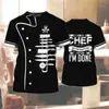 Camiseta Street Hip-Hop Mais Vendida na Amazon Aliexpress Nova Coleção Primavera/Verão 2026 Europeia e Americana Camiseta Casual Masculina Gola Redonda Manga Curta