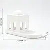 MM3D004-017 Ornamento de castiçal luminoso do Oriente Médio transfronteiriço, luz de velas em tons quentes, cria um ambiente atmosférico, decoração de mesa