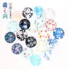 Gema de Tiempo con Parche de Vidrio con Figura Accesorios de Joyería Vintage DIY Suministro Directo de Fábrica Mandala