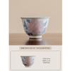 Taza de té de cerámica con peonía tallada a mano de Qinggu Dui, taza de té para el hogar, taza de degustación de té, taza de té individual, juego de té, taza de té