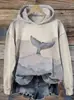 24 Novos Modelos das Populares Novidades Europeias e Americanas da Amazon, Estampas de Animais Criativas, Moletons com Capuz Estampados para Mulheres