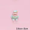 Novo Conjunto de Pijama para Bebê Acessórios de Resina DIY Acessórios de Cabelo Chaveiro Fivela de Sapato Pingente Fivela de Tamanco Venda por Atacado