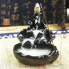 Queimador de Incenso de Refluxo Cerâmico Novo Criativo Mão de Buda Rocha Artificial Queimador de Incenso Doméstico Canal de Incenso em Fio Enfeites de Escritório Fornecimento Direto da Fábrica