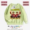 Ropa Infantil Granja de John Suéteres de Terciopelo para Niños Rojo de Año Nuevo para Niños Tops de Otoño e Invierno para Niños Tops Cálidos para Niños