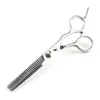 Tijeras para el cabello Nipsen de 6.0 pulgadas Tijeras de gama media Tijeras de corte plano Tijeras dentales de corte plano Corte recto Corte fino Corte de división para el hogar