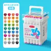 Conjunto de Canetas Marcadoras Laváveis de Duas Pontas para Crianças e Estudantes, Canetas Especiais de Aquarela para Pintura, Papelaria Completa para Arte Atacado
