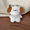 Broche de Animal de Pelúcia Desenho Animado Novo, Coelho Fofo, Cachorro, Urso, Ovelha, Brinquedo de Decoração para Bolsa