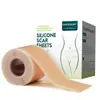 Hojas de Silicona Transfronterizas para Cicatrices, 1.5m de Longitud, Calmante para Piel con Cicatrices, Cuerpo, Cinta de Hoja de Silicona para Cicatrices