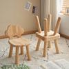 Taburete Pequeño de Madera Maciza para el Hogar, Sala de Estar, Taburete para Cambiarse los Zapatos, Taburete para Lavar los Pies de los Niños, Mesa de Centro, Taburete Cuadrado, Taburete de Madera para Balcón, Taburete de Tabla, Taburete Nube