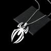 Collar de Acero Inoxidable de Spiderman Periférico de Películas y Televisión de Venta Caliente Europeo y Americano Deseo Popular Joyería que No se Desvanece Accesorios para Hombre al por Mayor