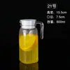 Jarra de Jugo Acrílica PC Hervidor de Agua Fría Botella de Jugo Zha Hervidor Bar KTV Hervidor de Agua Fría de Gran Capacidad Jarra de Jugo para Restaurante