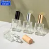 Botella de Perfume 10ml Cuadrada Plana Botella de Spray para Perfume Muestra de Botella de Perfume Botella de Vidrio para Perfume de Alta Gama