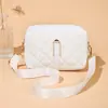 Bolsas para Mujer 2026 Nueva Moda Tendencia Bolso tipo Cámara Patrón de Diamantes Bolso de Hombro Cruzado Sencillo Dropshipping