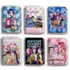 Cazador de Demonios Equipo Tres Plegados Cero Cartera K-POP Portatarjeta de Identificación de Estudiante Ranura para Tarjetas Cartera Plegable Botón Cartera de Cuero Portatarjetas Venta al por Mayor