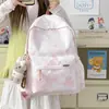 Mochila de Gran Capacidad Estilo Japonés con Degradado, Estilo Ins, Sencilla y de Alta Gama para Estudiantes de Secundaria, Preparatoria y Universidad