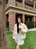 Chaqueta de Algodón Casual Deportiva con Cuello Alto para Mujer en Otoño e Invierno Estilo Coreano Estilo Perezoso Cálida Suelta Casual Versátil Chaqueta de Pan