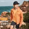 Roupa de Proteção Solar Zhuque para Mulheres, Jaqueta de Pele Respirável para Uso Externo no Verão com Proteção UV UPF50+, Roupa de Proteção Solar Estilo Montanha para Homens