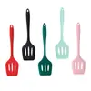 Espátula de silicone Colher de sopa Escorredor Pegador de pó Utensílios de cozinha antiaderentes Conjunto de 5 peças Pá para refogar Pá de silicone Utensílios de cozinha