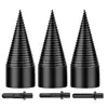 Brocas para Astillar Leña, Brocas para Martillo Perforador Eléctrico al por Mayor Transfronterizo, Punzón, Juego de Herramientas de Cono Astillador para Carpintería, Herramienta para Astillar Leña