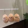 Lindo Llavero Colgante de Peluche de Papa Cultural y Creativa de Guizhou con Expresiones Divertidas Creativas, Decoración para Mochila, Regalo para Pareja