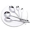 Serie Mango Inclinado Acero Inoxidable 410 Cuchillo Tenedor Cuchara Vajilla Comida Occidental Juego de Cuchillo y Tenedor Suministros para Hotel Juego de Regalo Explosiones