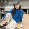 Coleção outono e inverno Aimobebe: suéter macio, elástico, quente e retrô em tricô com padrão de losangos tridimensional para meninas