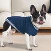 Ropa para mascotas nueva de otoño e invierno transfronteriza ropa suéter sencillo de punto trenzado tridimensional elástico para perro gato mascota