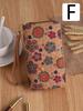 Bolso Clutch Multifuncional Bohemio Transfronterizo con Múltiples Ranuras para Tarjetas Billetera con Grano de Madera Bolso Literario para Damas Bolso para Tarjetas Bolso Pequeño de PU