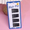 Presilha de cabelo simples preta grampo de arame de aço grampo básico em onda em U grampo lateral penteado preso invisível penteado acessórios de cabelo