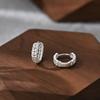 Pendientes de Hilo de Cobre de la Suerte en Plata de Ley S999 para Mujer Diseño de Nicho Pendientes Estilo Frío Elegante con Corte Retro