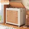 Caja de Almacenamiento de Ropa, Gran Capacidad, Organizador Doméstico Extra Grande con Tapa abatible, Ruedas y Diseño Plegable para Guardar Ropa y Colchas