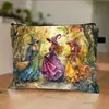 Nueva Bolsa de Cosméticos Estampada de Bruja de Calabaza para Halloween Bolsa de Almacenamiento Portátil de Mano Bolsa Grande para Artículos de Tocador Bolsa de Almacenamiento
