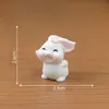 Miniaturas de Paisagem Fofas de Cenoura e Coelho, Acessórios de Decoração DIY para Casa de Bonecas, Mini Enfeites de Mesa