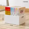 Estante de Livros sob a Mesa com Rodinhas, Caixa de Armazenamento de Livros, Empilhável, Grande Capacidade, Caixa de Armazenamento Móvel para Livros de Sala de Aula de Estudantes