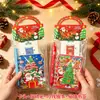 Conjunto de papelaria de Natal, papelaria fofa portátil, pequeno presente para crianças, lembrança para estudantes, conjunto de Natal transfronteiriço