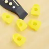 Dedo de silicona anti-dolor cubierta para dedo Ji Guzheng otros accesorios proteger almohadilla del dedo ukelele presionar cuerda guantes protectores venta al por mayor