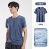 Nova camiseta de manga curta masculina Ice Silk respirável papai roupas de secagem rápida masculina verão casual esportes top t