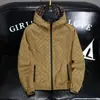 Jaqueta Masculina Leve de Luxo para Primavera Casual com Capuz Solta Oversized Tendência Jaqueta Masculina
