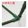 Accesorios de Tubería de Acero Recubierto de Plástico, Juntas de Pilar para Jardinería, Soportes de Tres Vías, Cuatro Vías, Cinco Vías, Conectores de Plástico para Invernadero de Casa de Flores