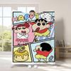 Cobertor de Ar Condicionado de Verão Crayon Shin-Chan Cobertor Espesso de Flanela Desenho Animado Infantil Cobertor de Sesta para Escritório para Todas as Estações