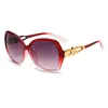 Nuevas gafas de sol para mujer, montura grande, cara fina, gafas Joker, anti-ultravioleta, para correr, puesto de gafas Jianghu, venta al por mayor, moda