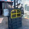 Prensa hidráulica automática de un solo cilindro de 20 toneladas, hecha a medida, con control eléctrico para comprimir y enfardar papel de desecho en sacos tejidos