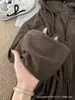 Sudadera cárdigan de mujer estilo otoño, top casual con capucha y cremallera estilo coreano, abrigo versátil y chic sin esfuerzo