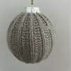 Bolas de Crochê de Natal Novas Transfronteiriças da Amazon, Bolas de Natal de Lã, Bolas de Tricô, Enfeites Pendurados para Decoração de Árvore de Natal