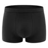 RC algodão modal antibacteriano interior sem costura cueca boxer masculina cintura média respirável cor sólida tamanho grande cueca boxer